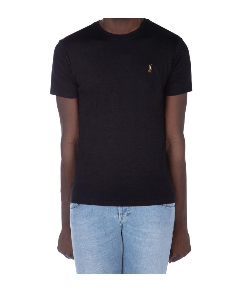 POLO RALPH LAUREN Classic Fit Soft Cotton Crewneck T-shirt In Polo Black Product Image