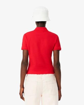 Women's L.12.D Slim Fit Stretch Mini Piqué Polo Product Image