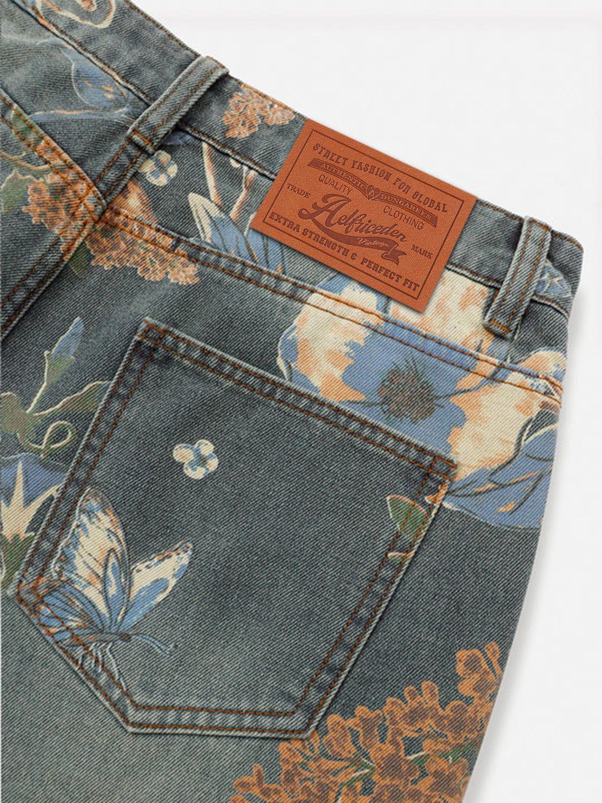 Aelfric Eden Floral Baggy Jeans Product Image