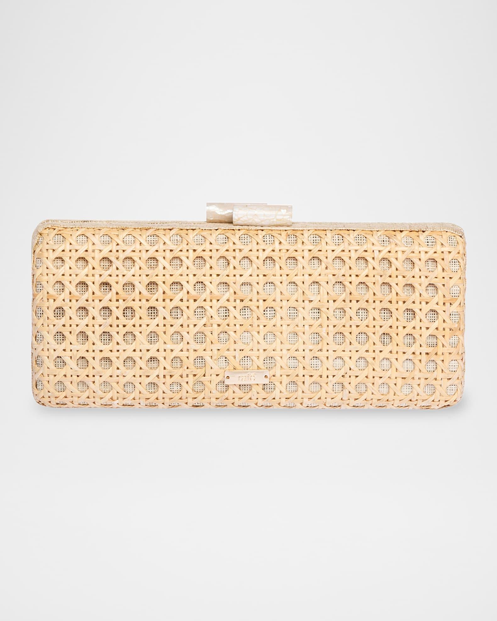 Alessandra Cutout Woven Long Clutch Bag Product Image