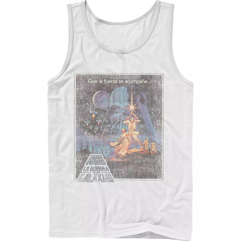 Men's Star Wars Faded VHS Cover Tank Top,  Product Image