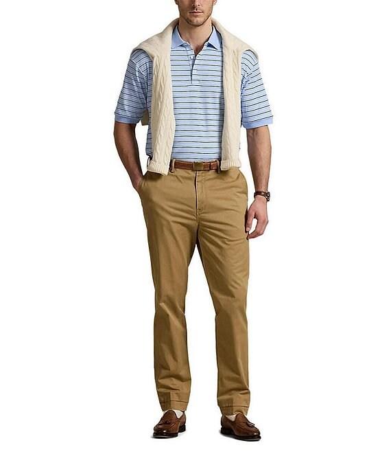 Polo Ralph Lauren Big & Tall Classic Fit Multi Stripe Soft Cotton Short Sleeve Polo Shirt Product Image
