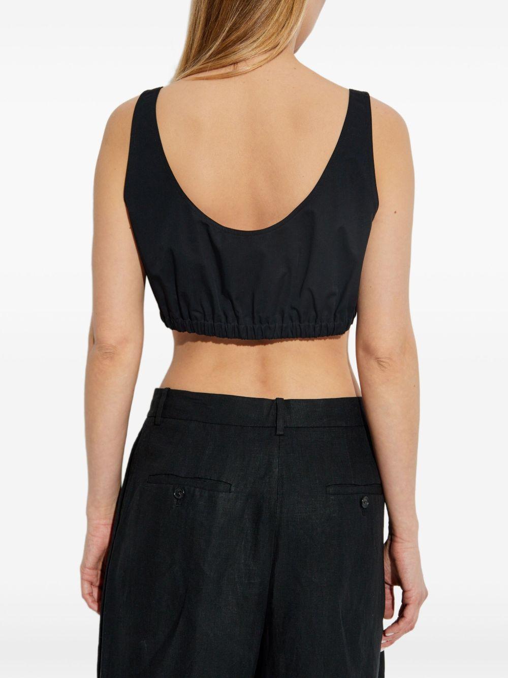 pleated crop top Product Image