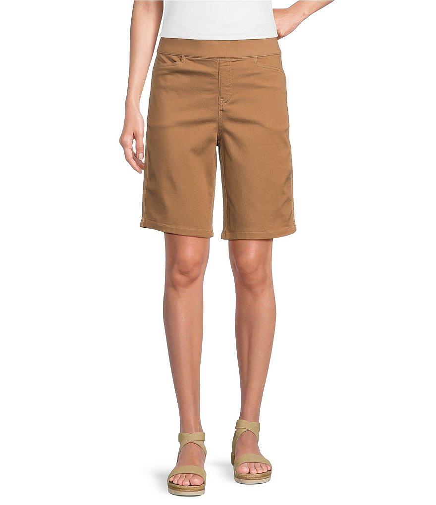 Intro Daisy High Waisted Pull-On Bermuda Shorts Product Image