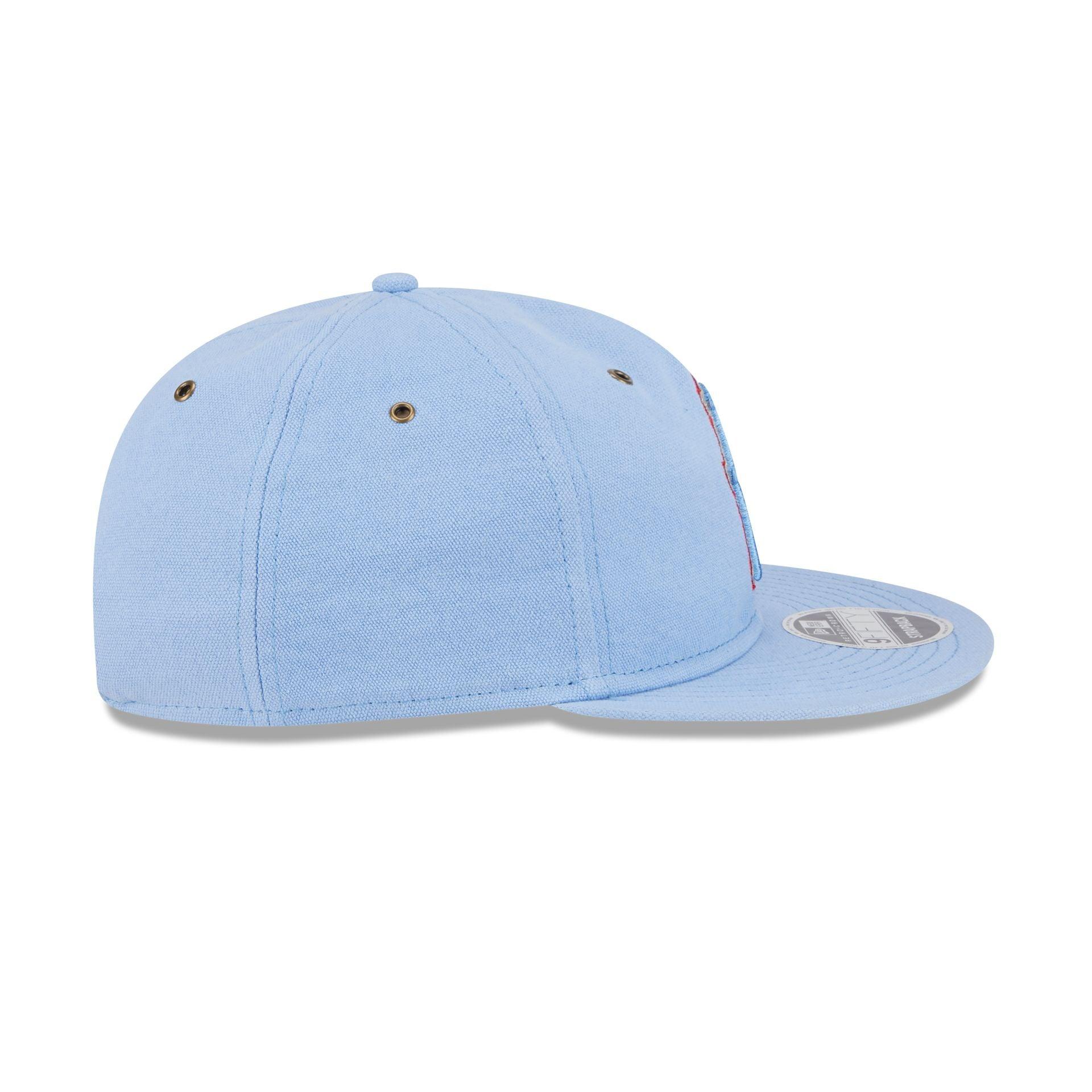 Oilers Cotton Canvas Retro Crown 9FIFTY Adjustable Hat Male Product Image