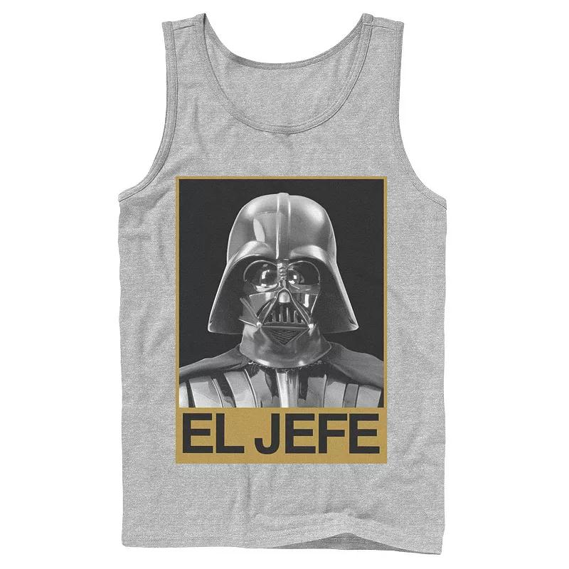 Men's Star Wars Darth Vader El Jefe Portrait Tank Top,  Product Image