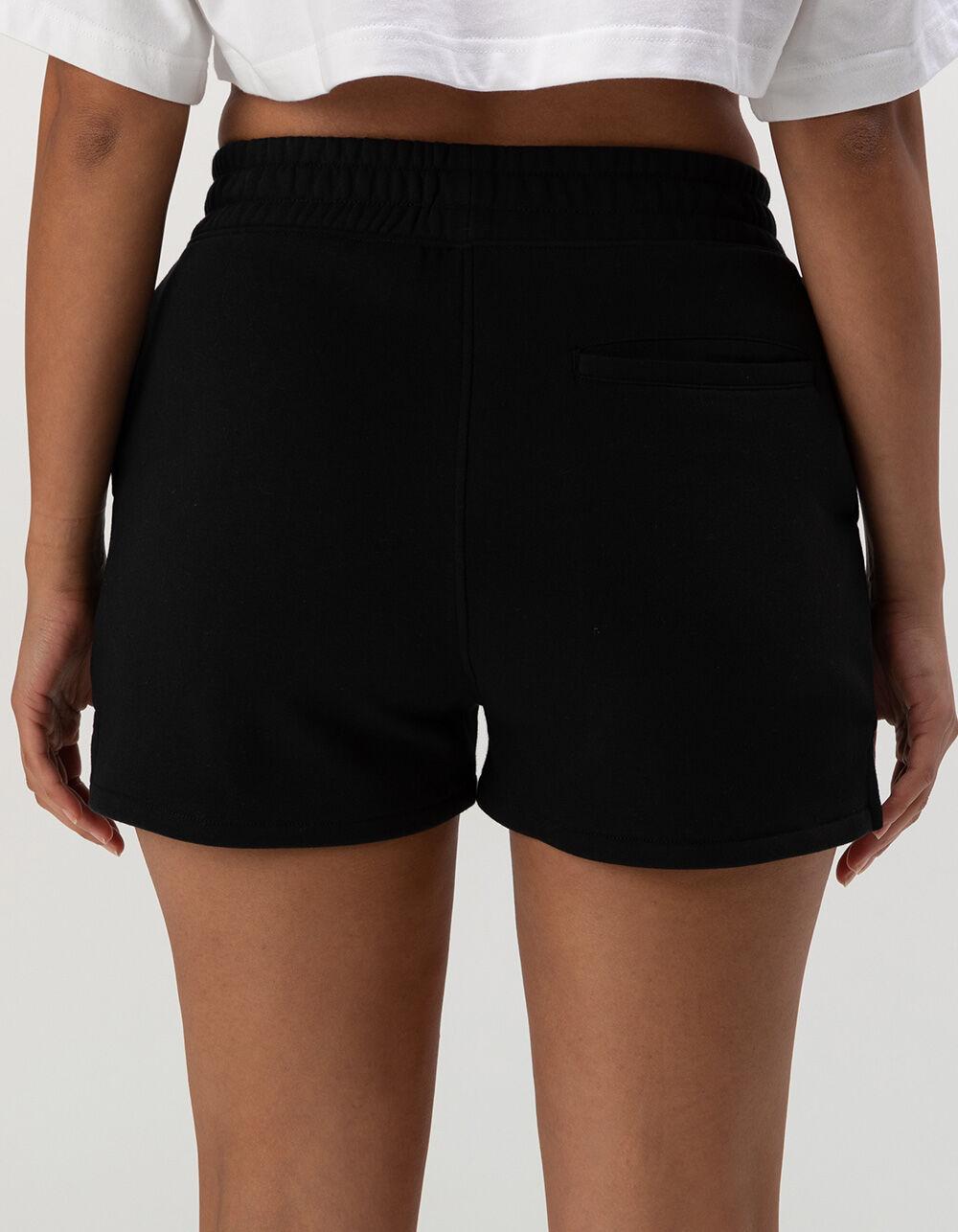 CONVERSE Retro Chuck Taylor Womens Terry Shorts - BLACK Product Image