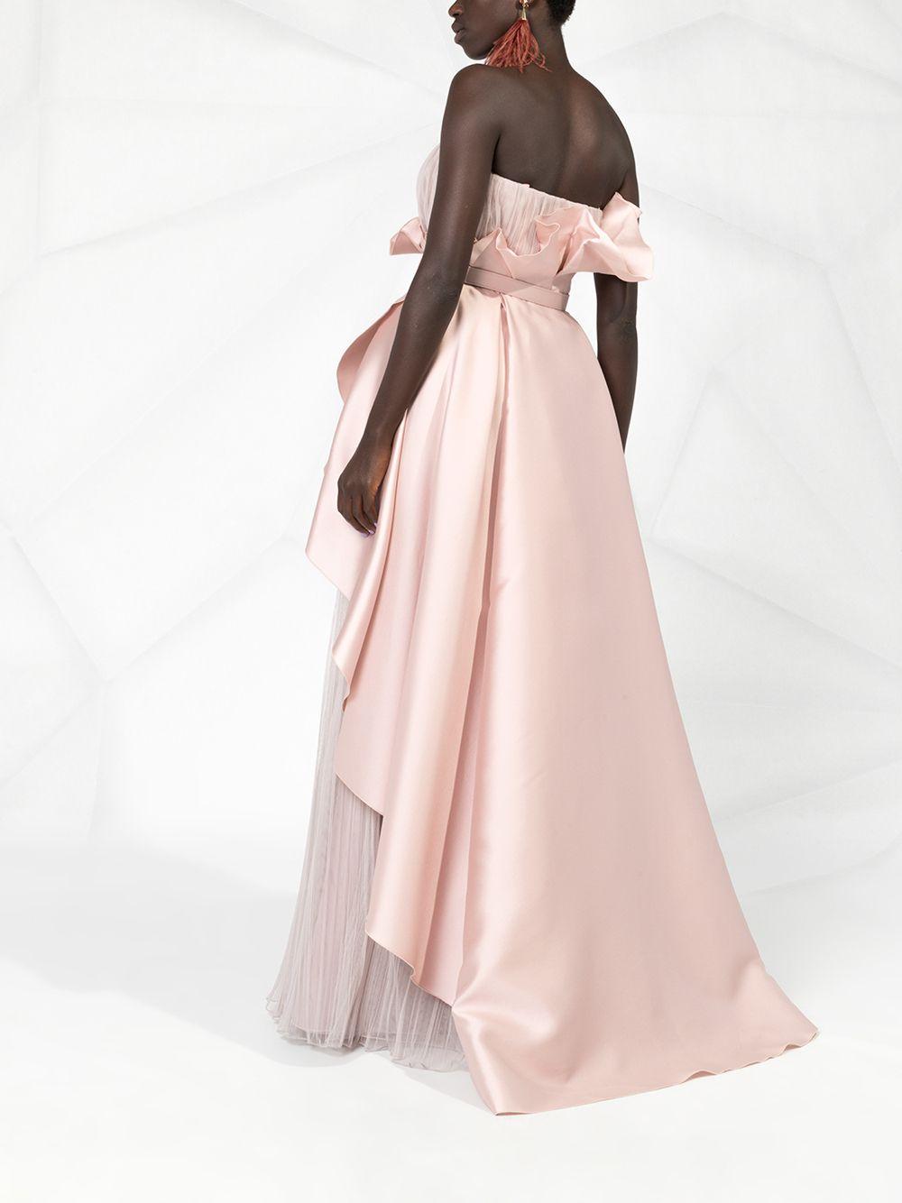 ruffled bustier dress Product Image