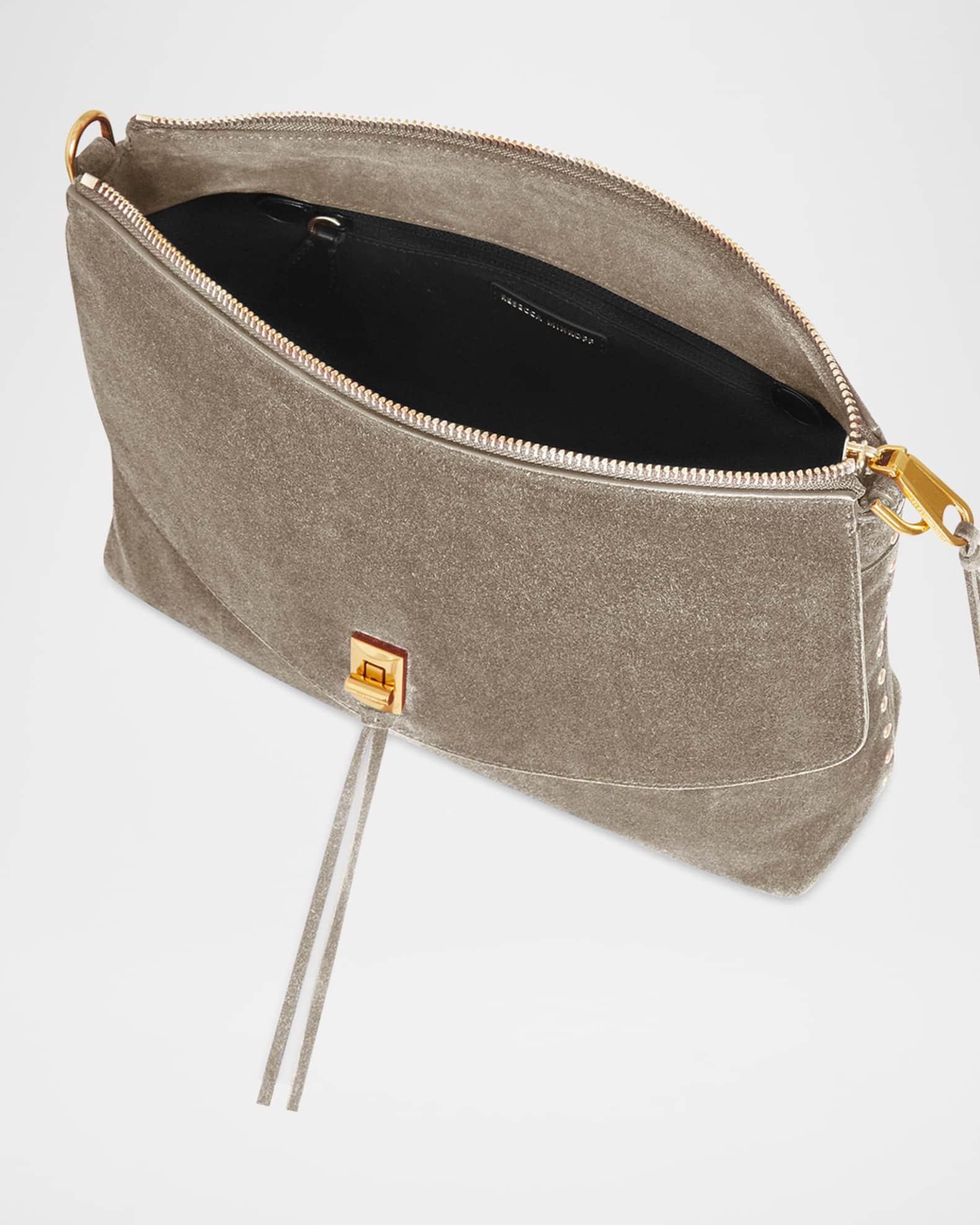 Darren Zip Suede Shoulder Bag Product Image