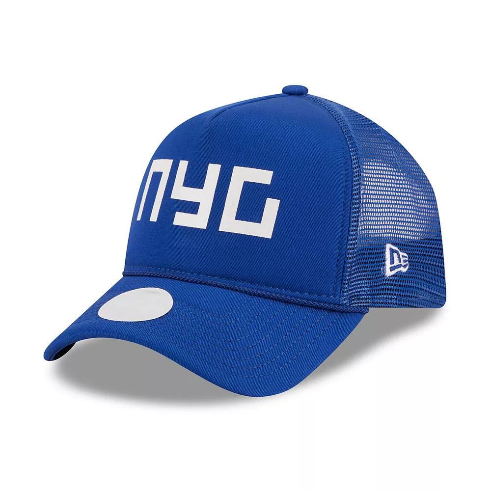 Women's New Era Royal New York Giants McGee Trucker 9FORTY Adjustable Hat, Blue Product Image