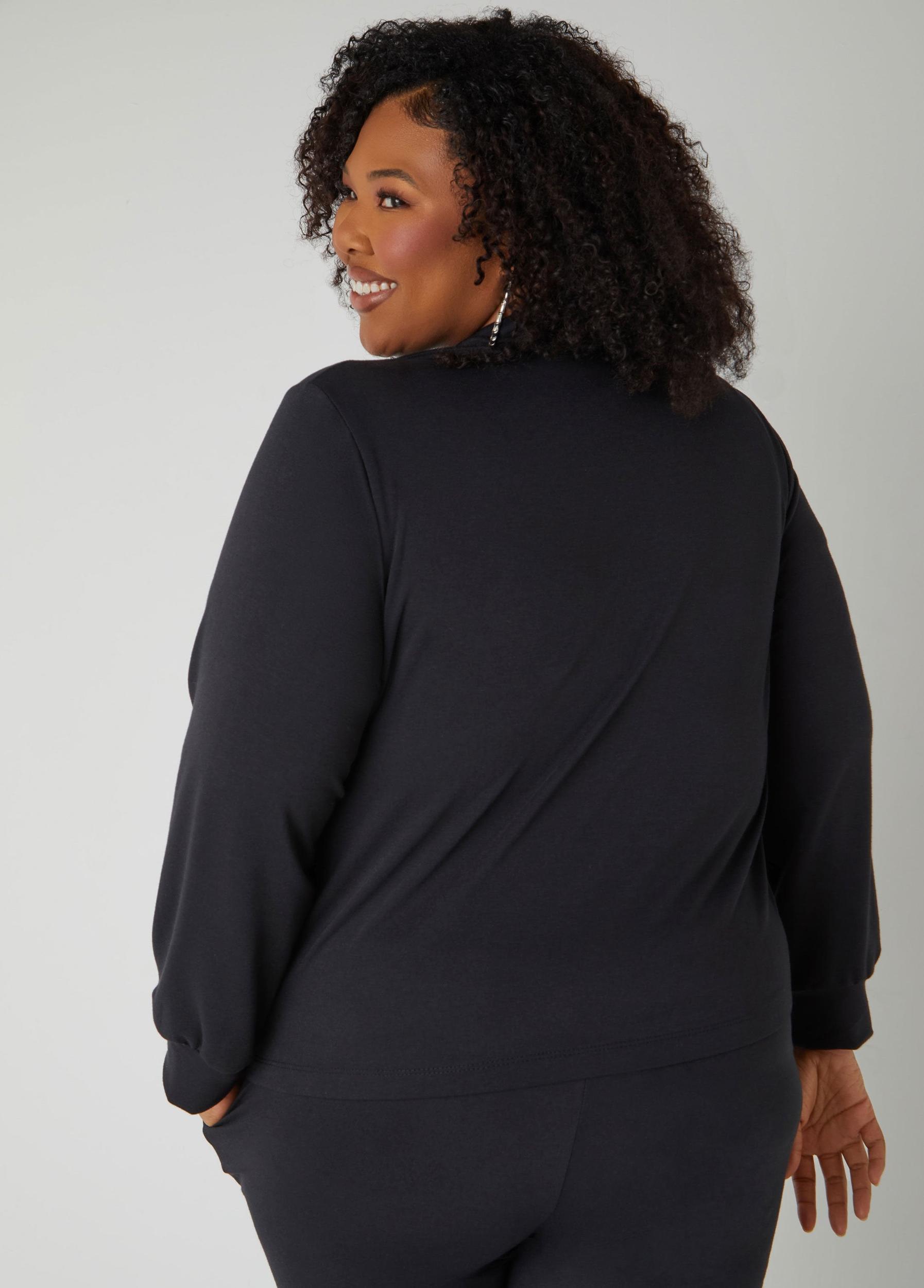 Plus Size Love Crystal Pullover Ashley Stewart Product Image