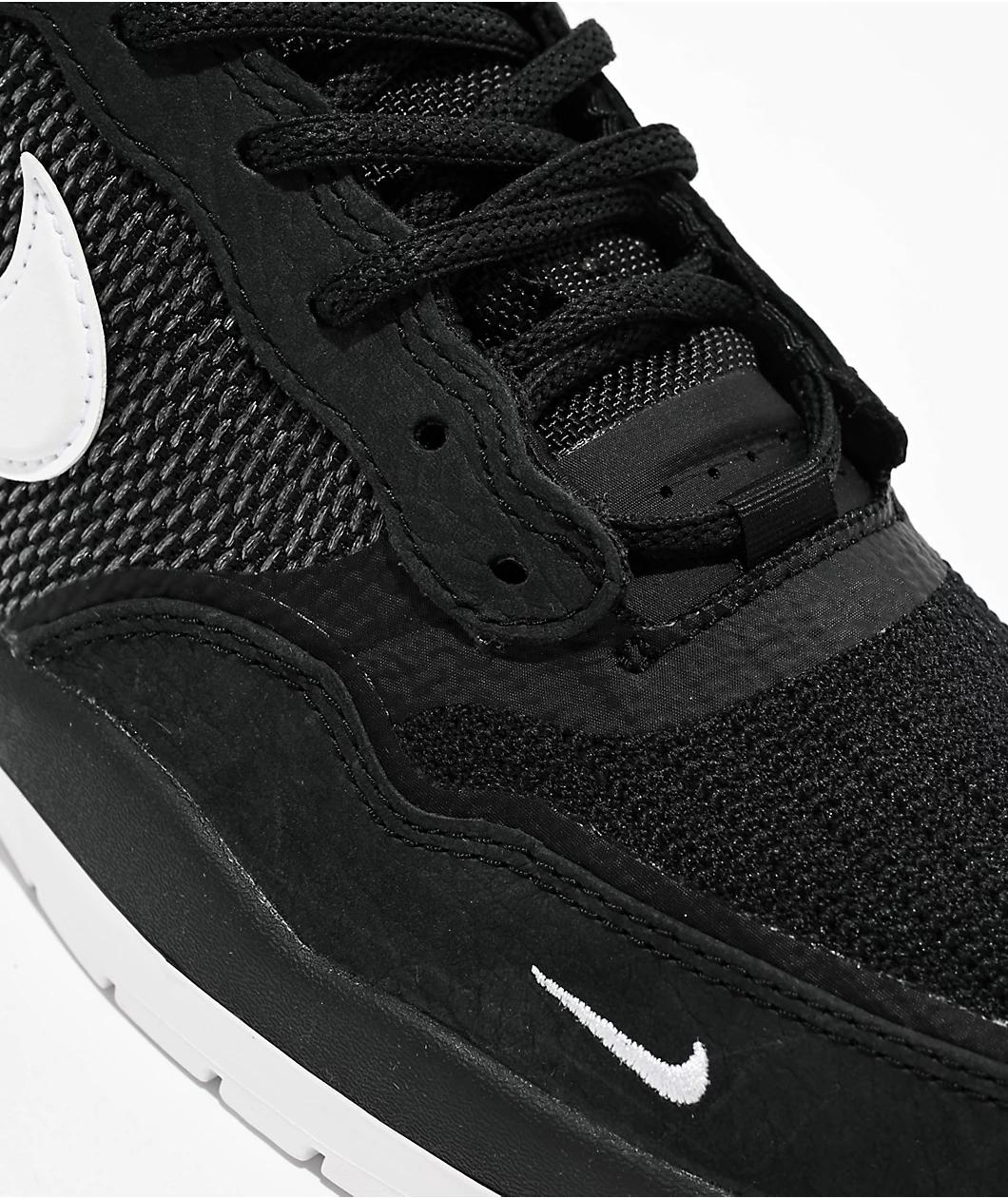 Nike SB PS8 Black & White Skate Shoes Product Image