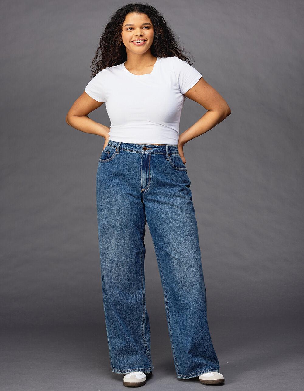 RSQ Womens High Rise Baggy Jeans - LIGHT VINTAGE Product Image