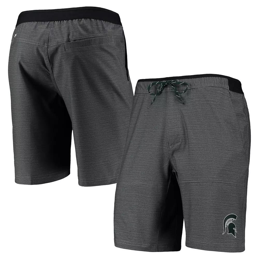 Men's Columbia Gray Michigan State Spartans Twisted Creek Omni-Shield Shorts,  Product Image