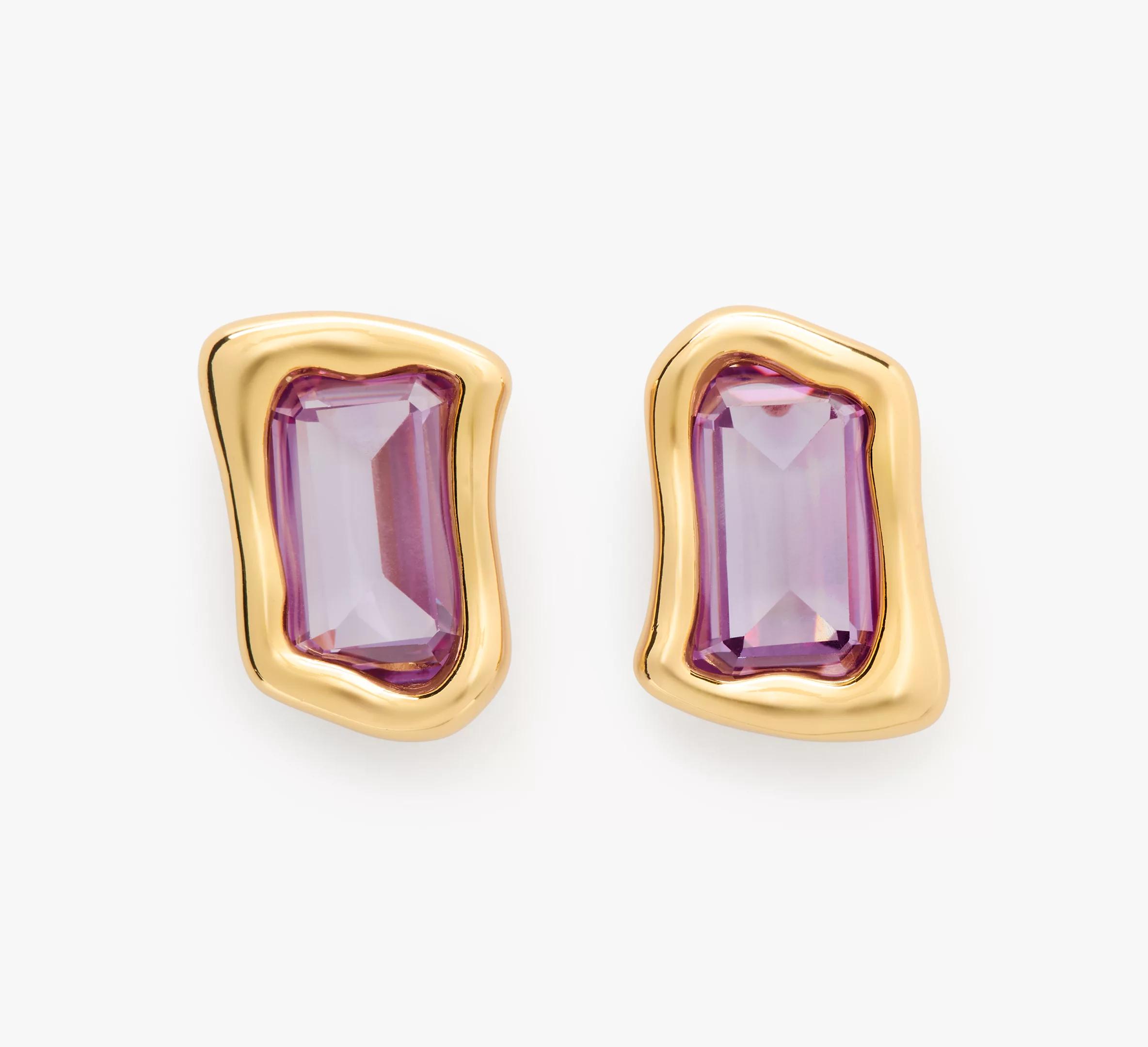 Molten Glass Statement Studs Product Image