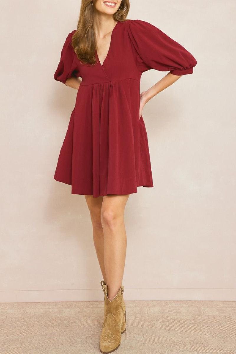 Halfsleeve Babydoll Dress Product Image