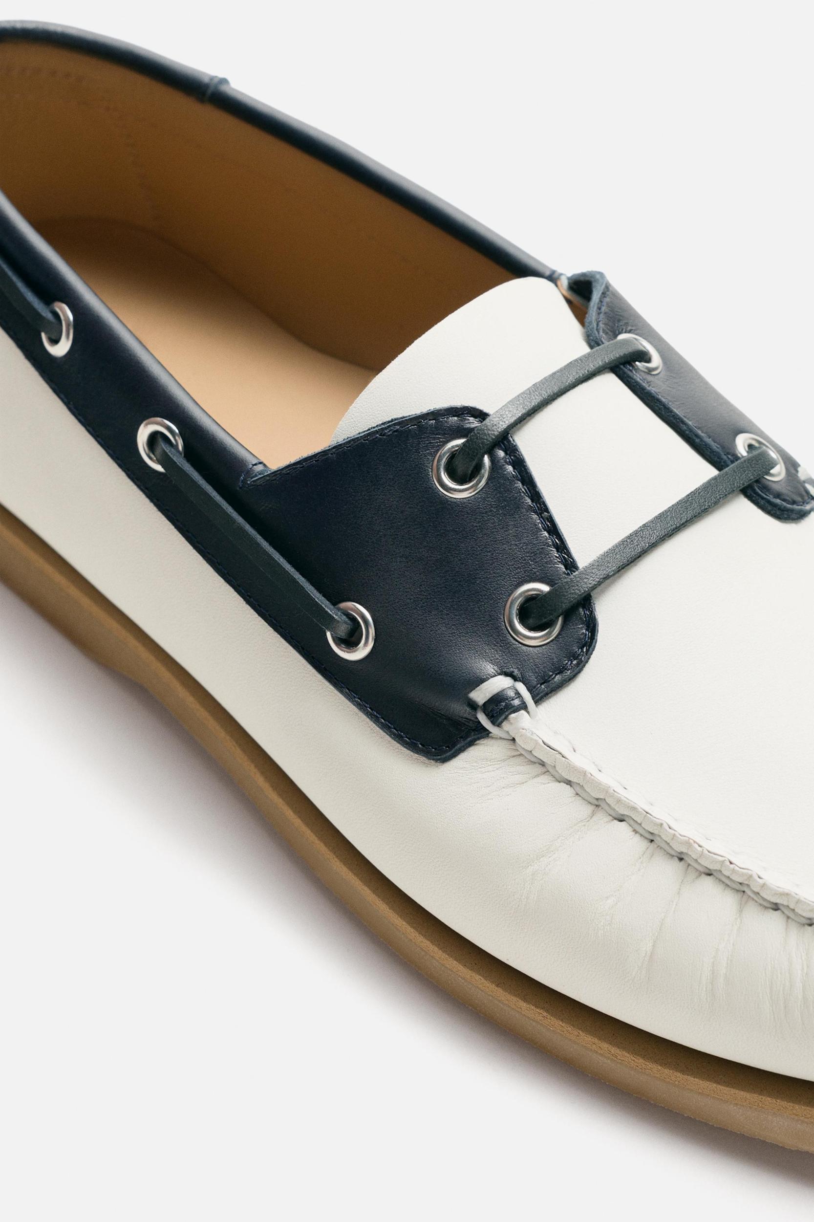 LIMITED EDITION LEATHER BOAT SHOES Product Image