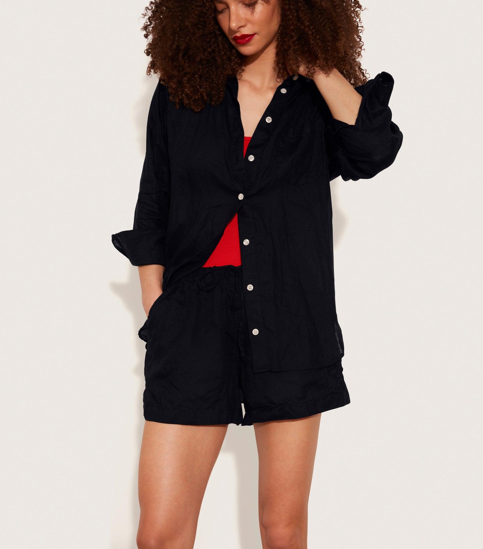 Oversized Shirt - Black Product Image