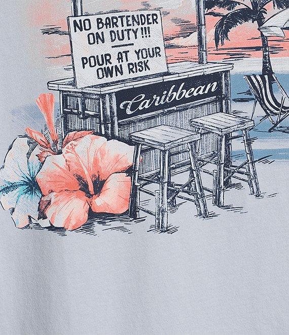 Caribbean Bartender On Duty Short Sleeve Graphic T-Shirt Product Image