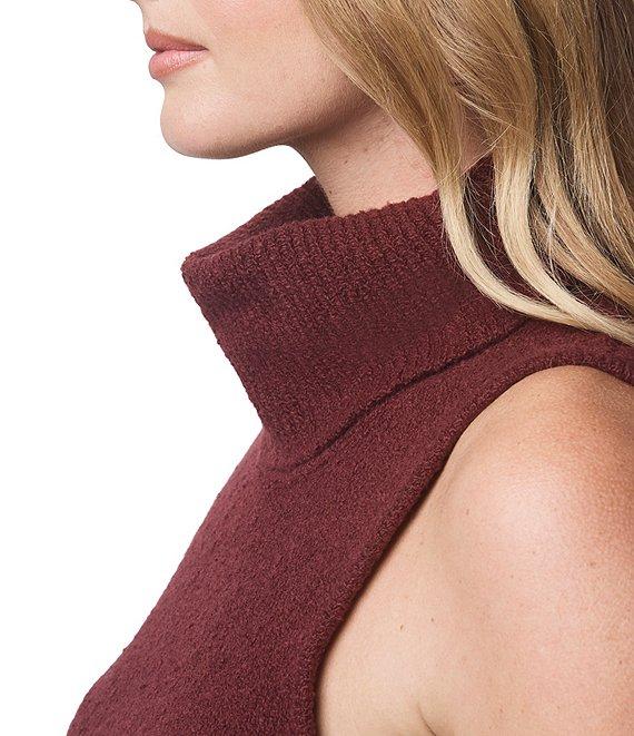 Splendid X Cella Jane Blog Boucle Knit Turtleneck Sleeveless Tank Top Product Image