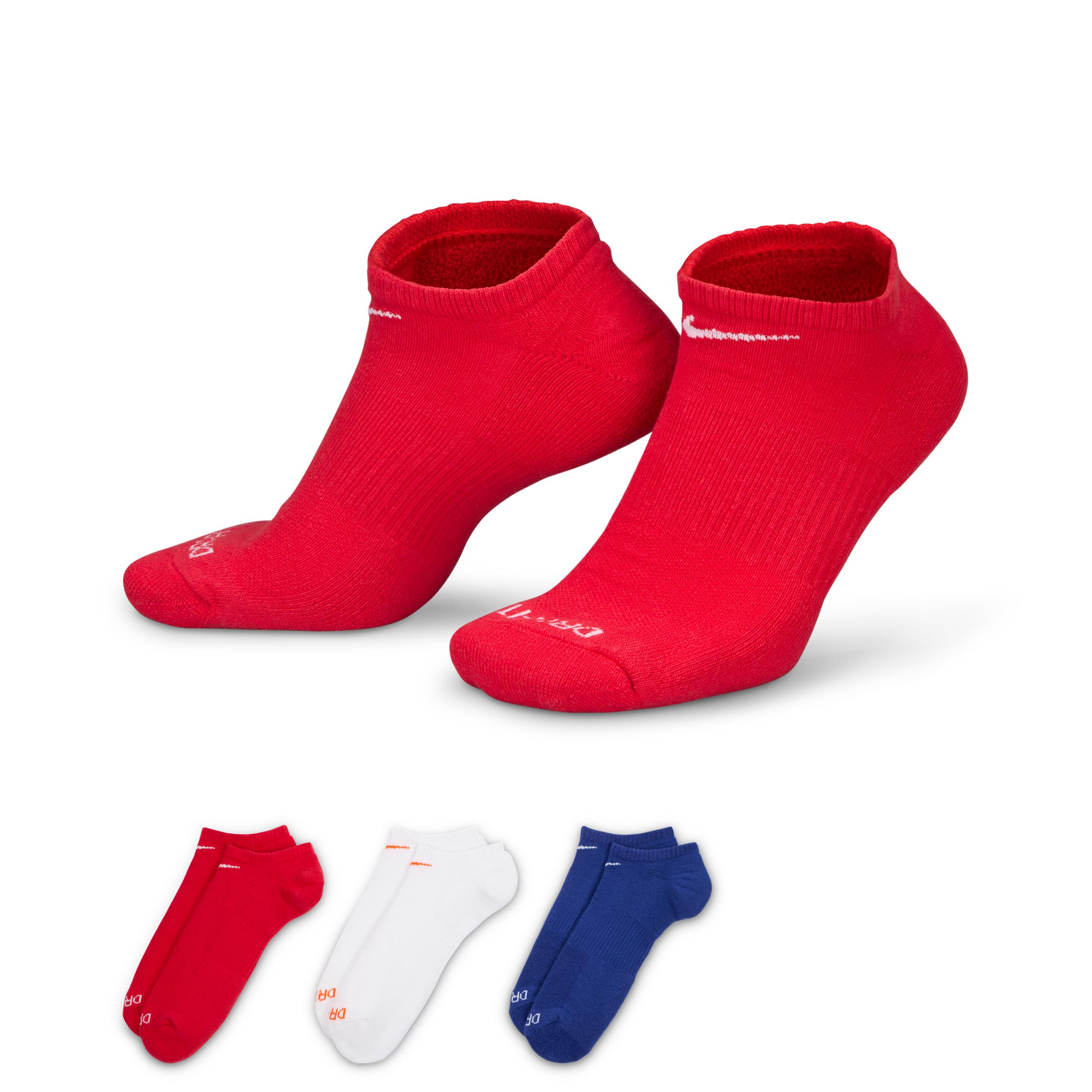 Nike Unisex Everyday Plus Cushion Training No-Show Socks (3 Pairs) | SX6889-996 Product Image