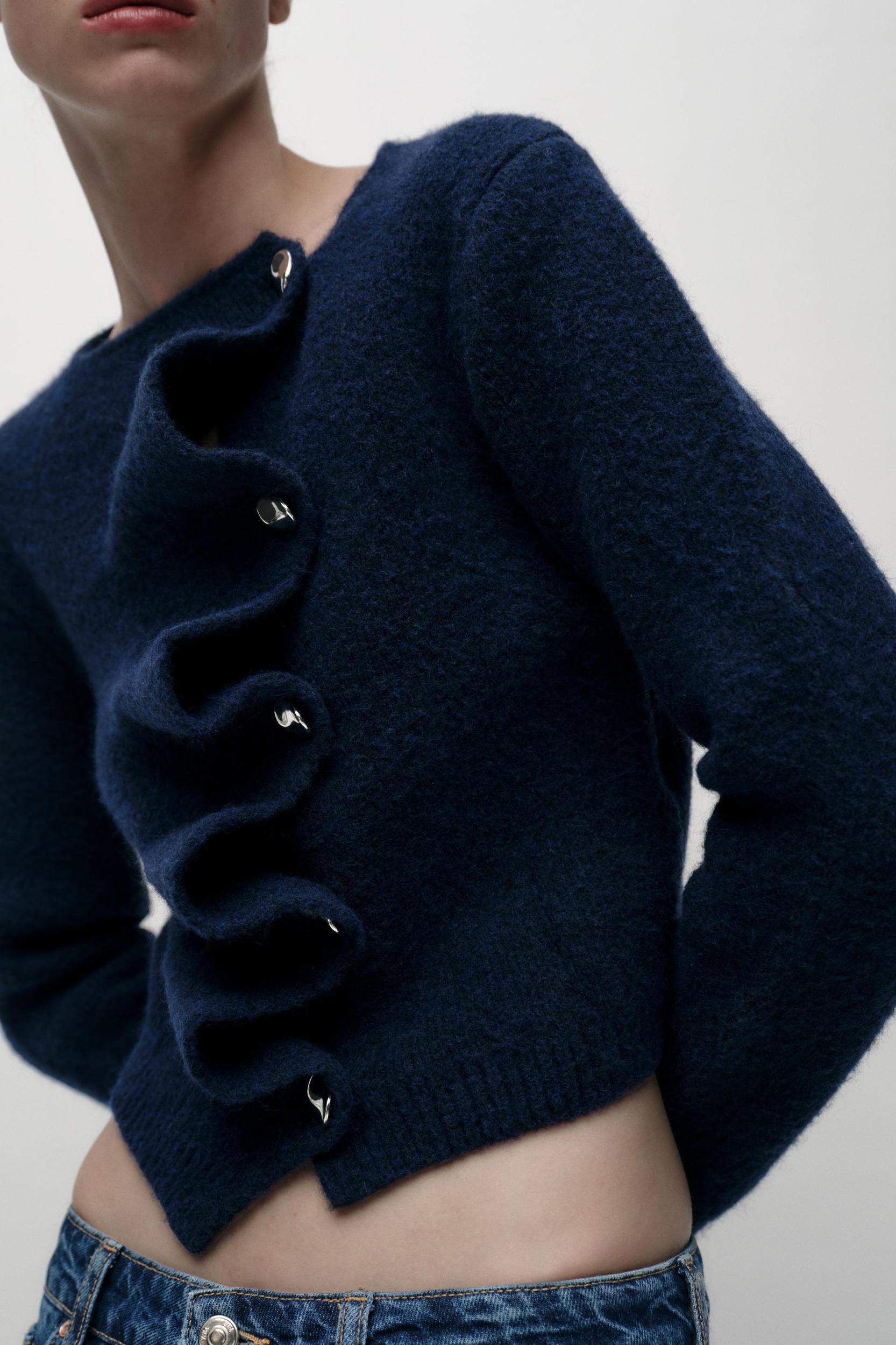 KNIT WRAP TOP Product Image