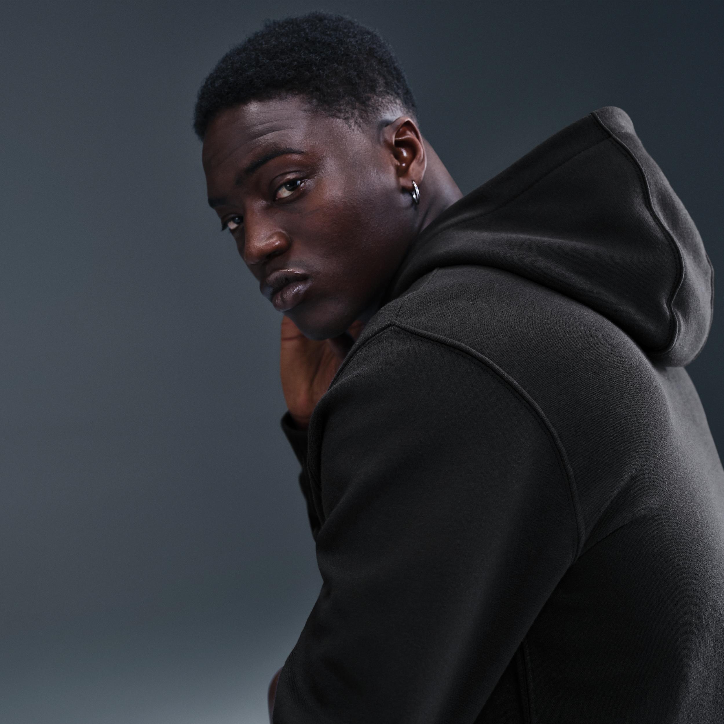 Nike Mens Club Pull-Over Fleece Hoodie | IH7548-437 Product Image