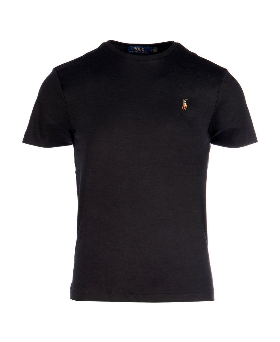 POLO RALPH LAUREN Classic Fit Soft Cotton Crewneck T-shirt In Polo Black Product Image