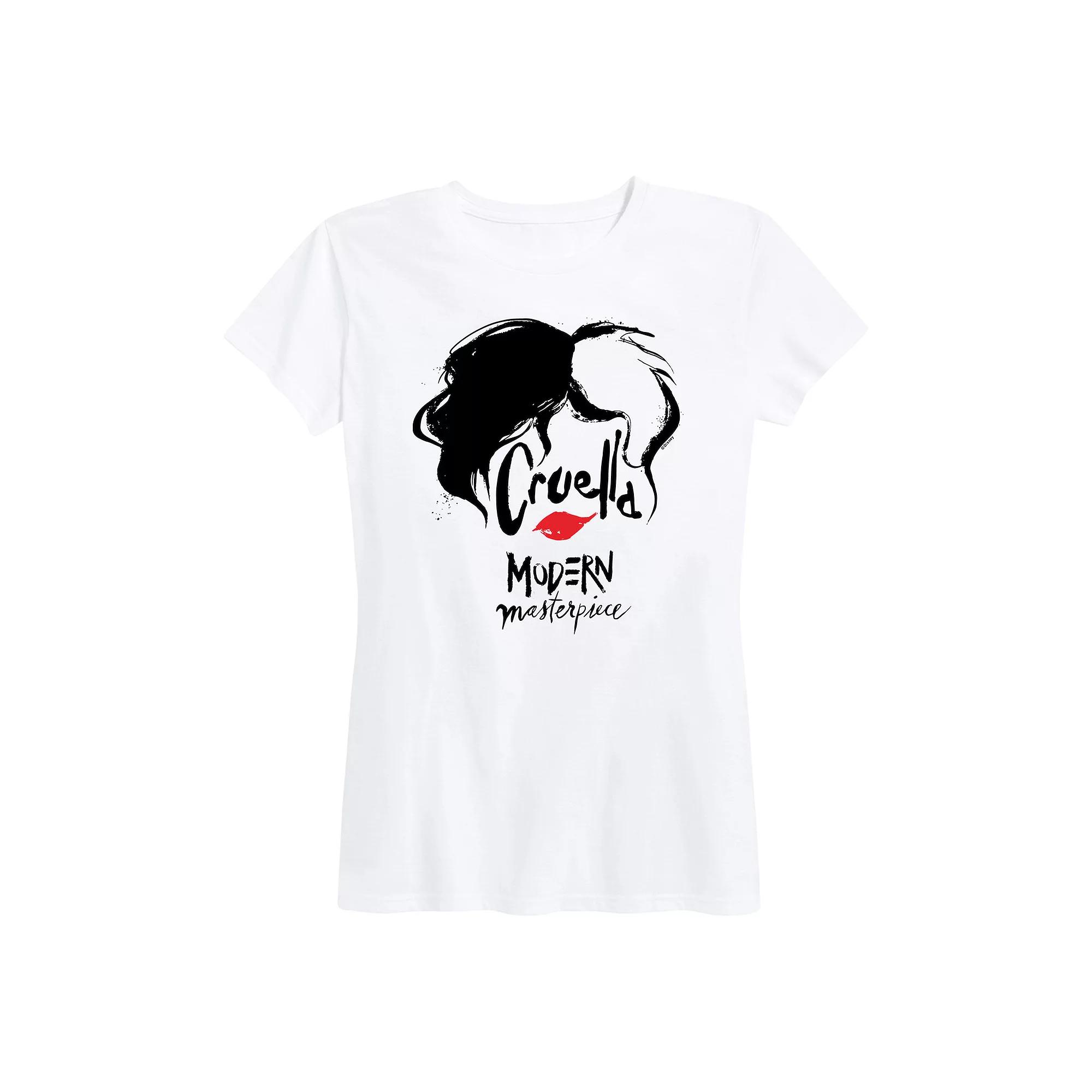 Disney's Cruella Women's Modern Masterpiece Graphic Tee,  Product Image