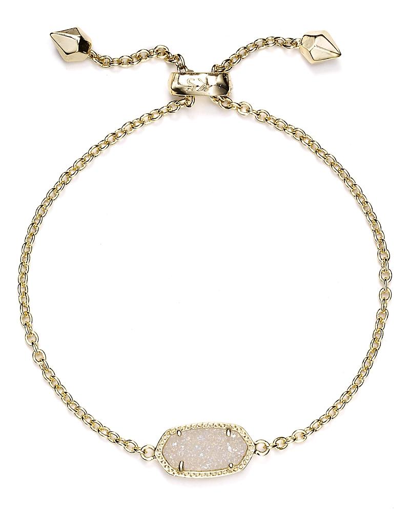 Kendra Scott Elaina Gold Adjustable Chain Bracelet in | Dichroic Glass Product Image