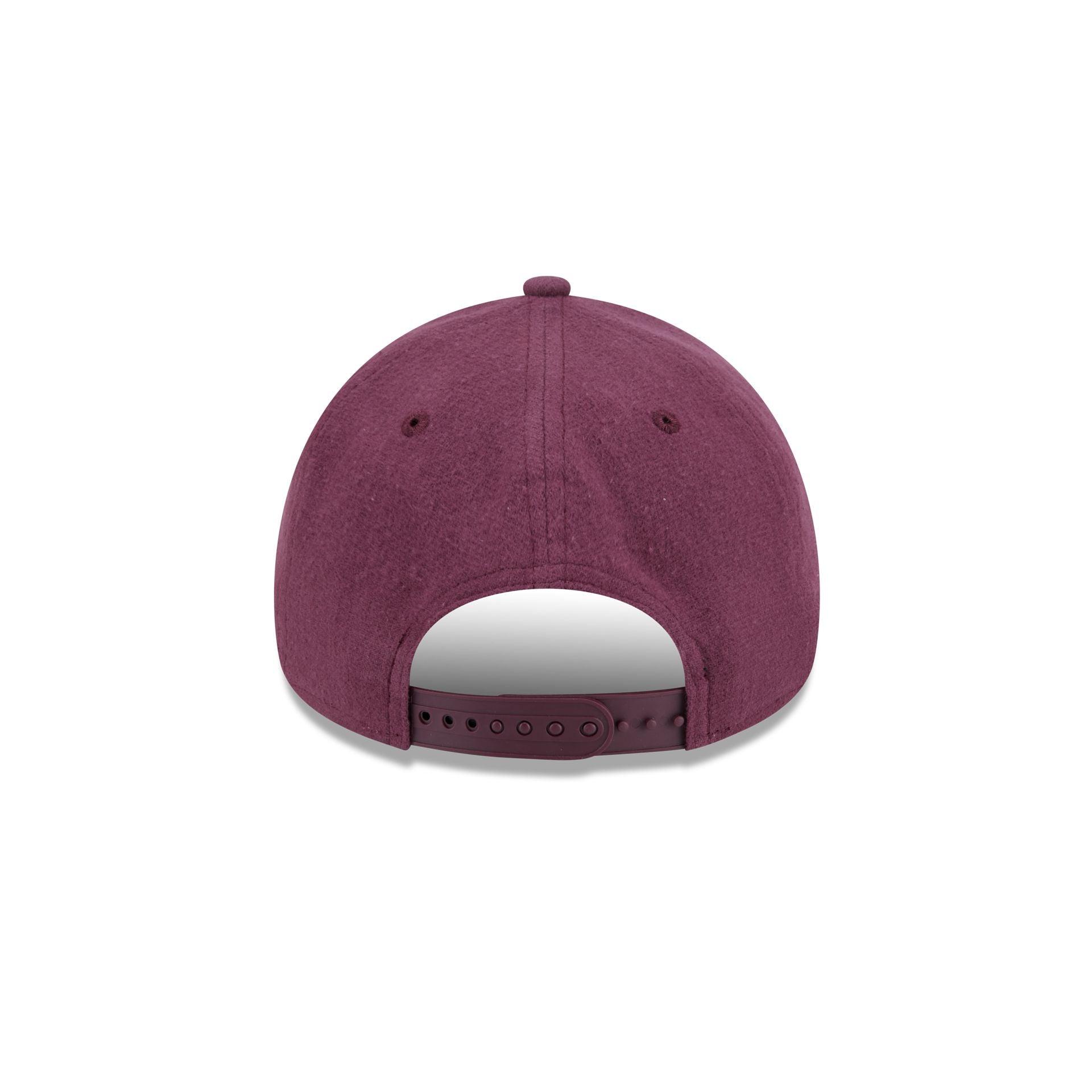 San Francisco 49ers Moleskin Crown Maroon 9FORTY A-Frame Snapback Hat Male Product Image