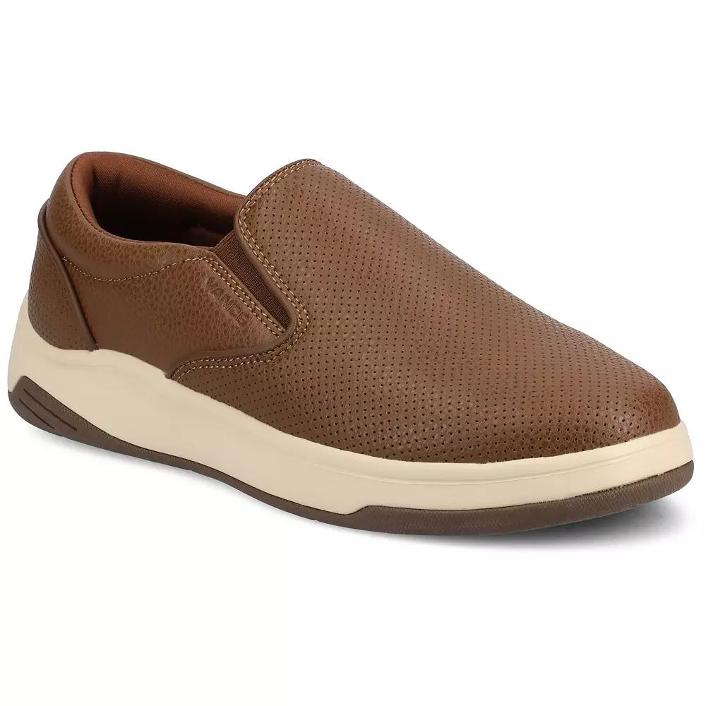 VANCE Townes Men's Comfort Perforated Flexible Slip-on Sneakers,  Product Image