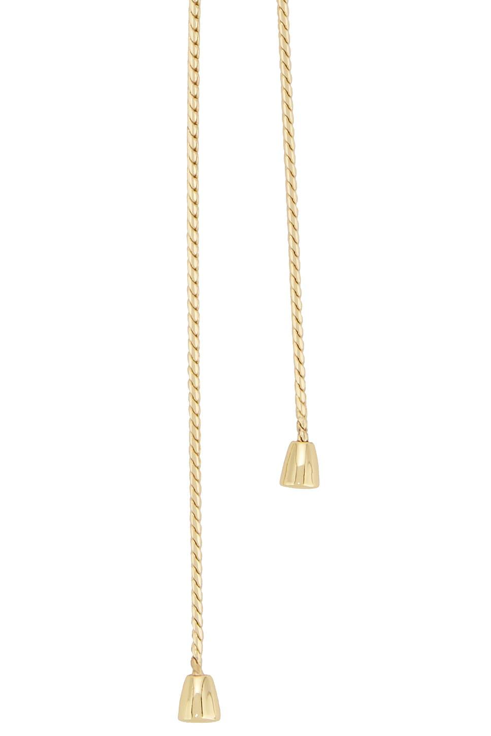 Metal Vortex Bolo Lariat Necklace Ettika Product Image