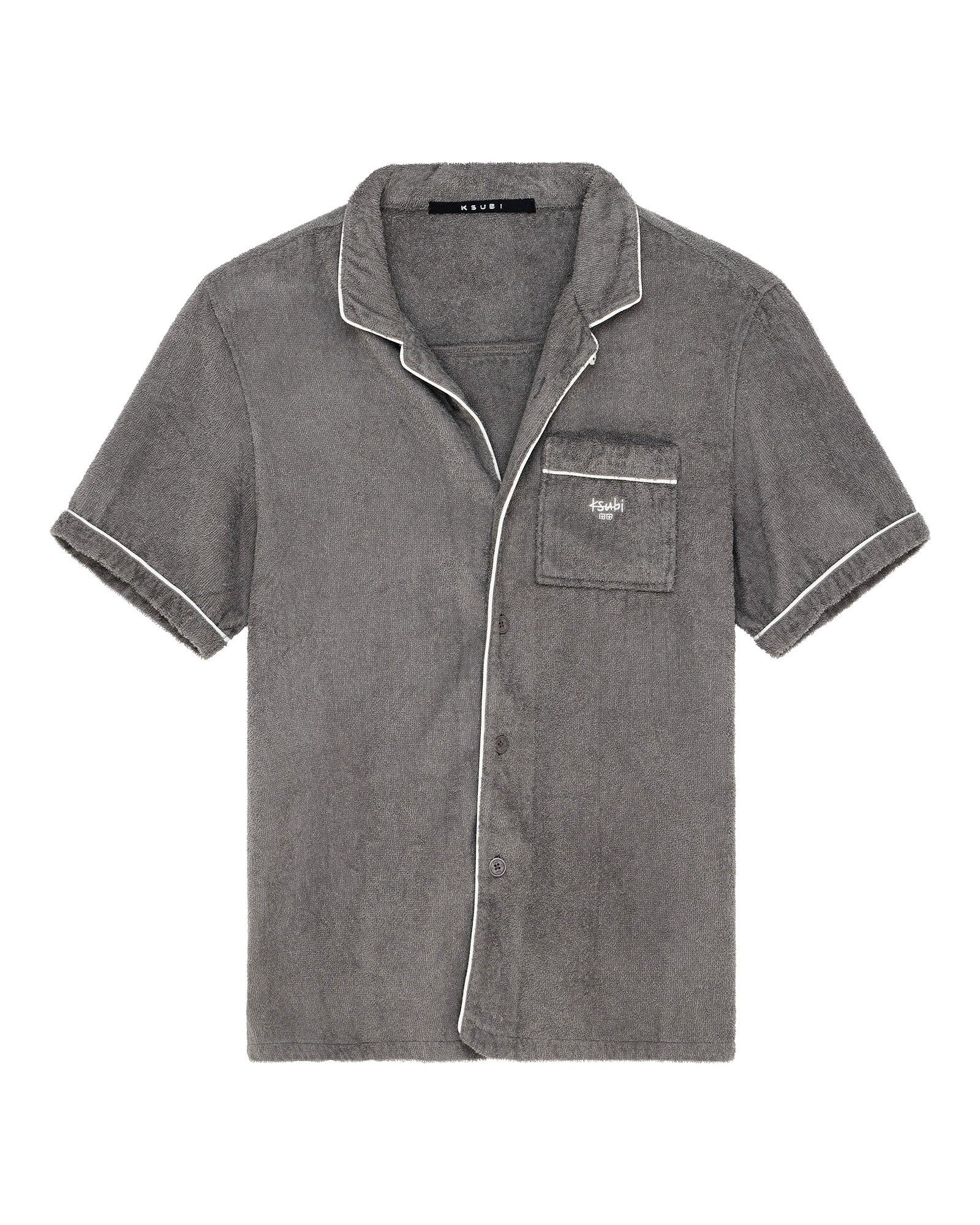 LOUNGE SS RESORT SHIRT CHARCOAL Male Product Image