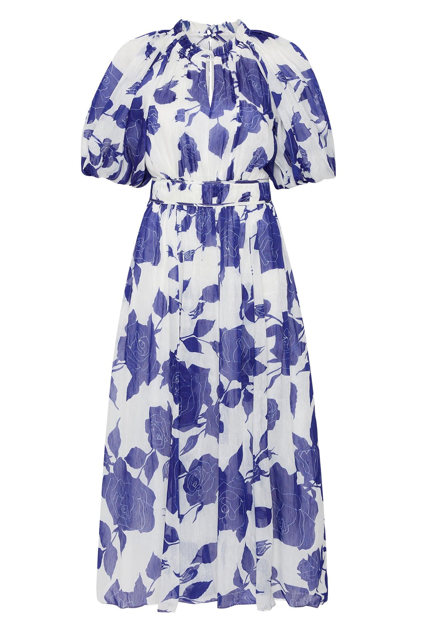 Elysium Blouson Midi Dress Product Image