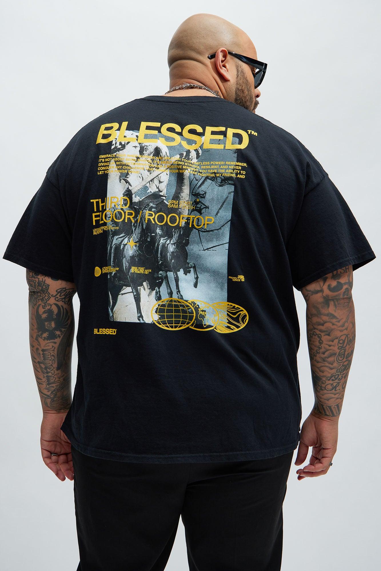 Highly Blessed Short Sleeve Tee - Black Product Image