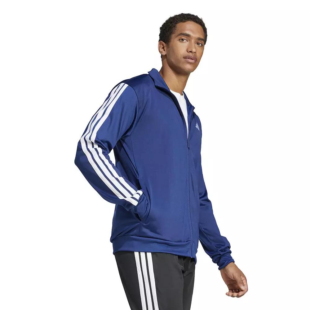Men's adidas 3-Stripes Tricot Regular Sportswear Track Jacket,  Product Image