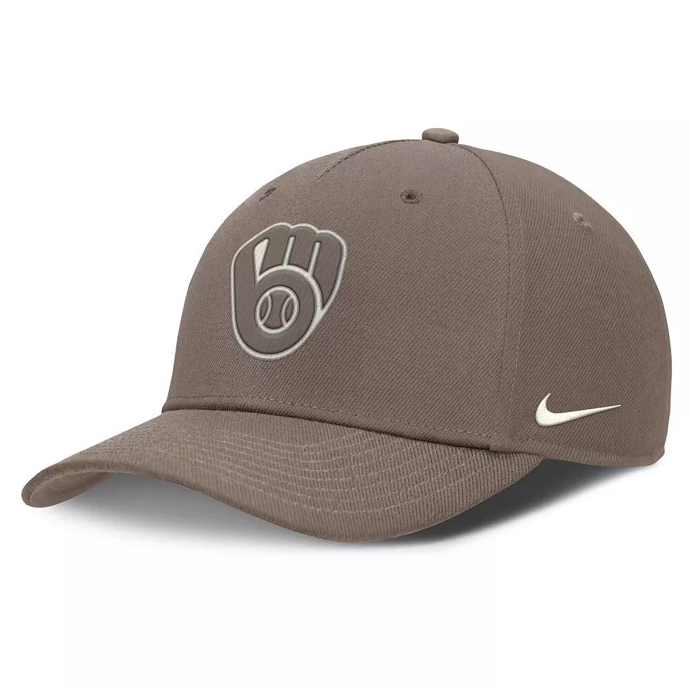 Men's Nike Brown Milwaukee Brewers Rise Performance Adjustable Hat,  Product Image