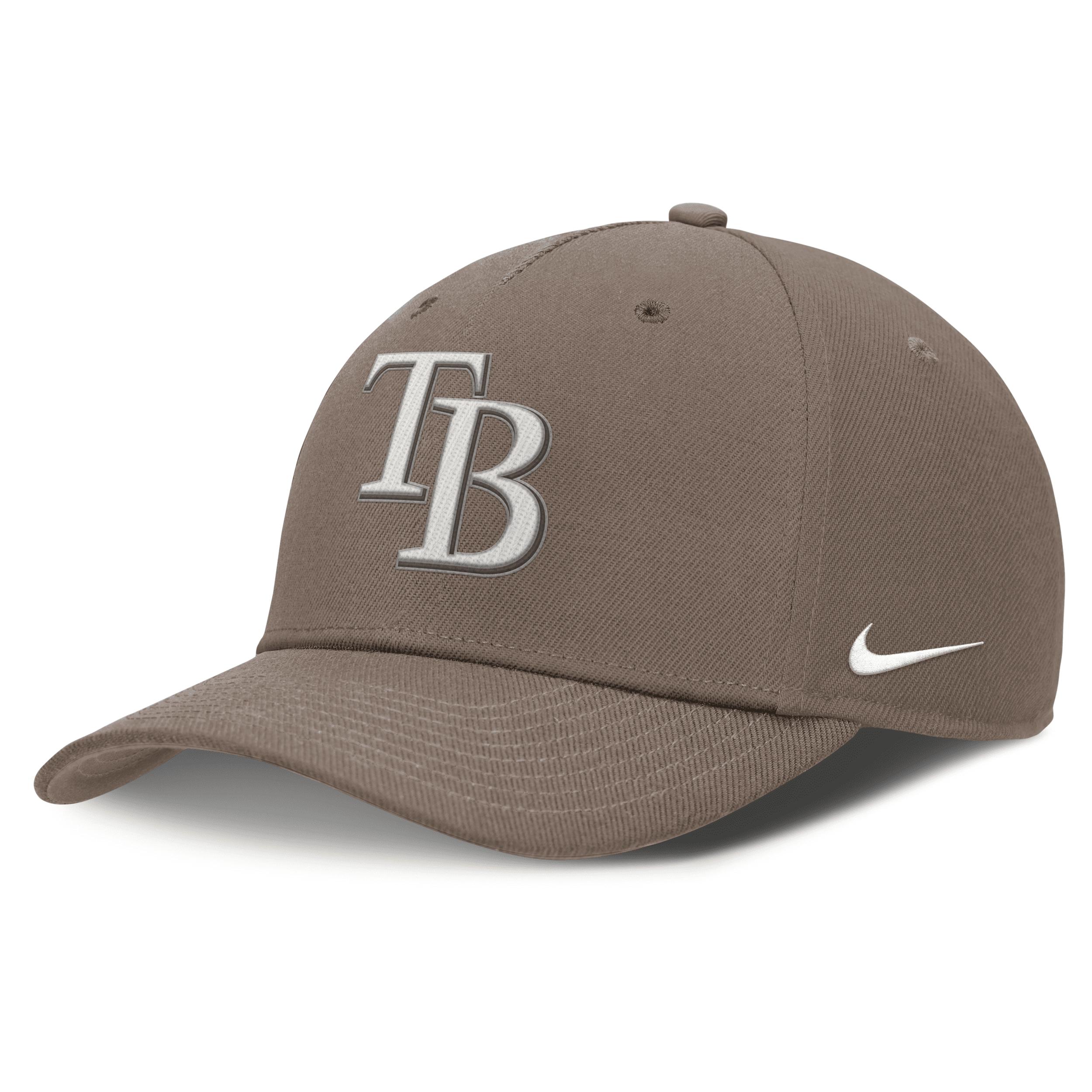 Tampa Bay Rays Rise Nike Mens Dri-FIT MLB Adjustable Hat | NB462FJTPA-HUA Product Image