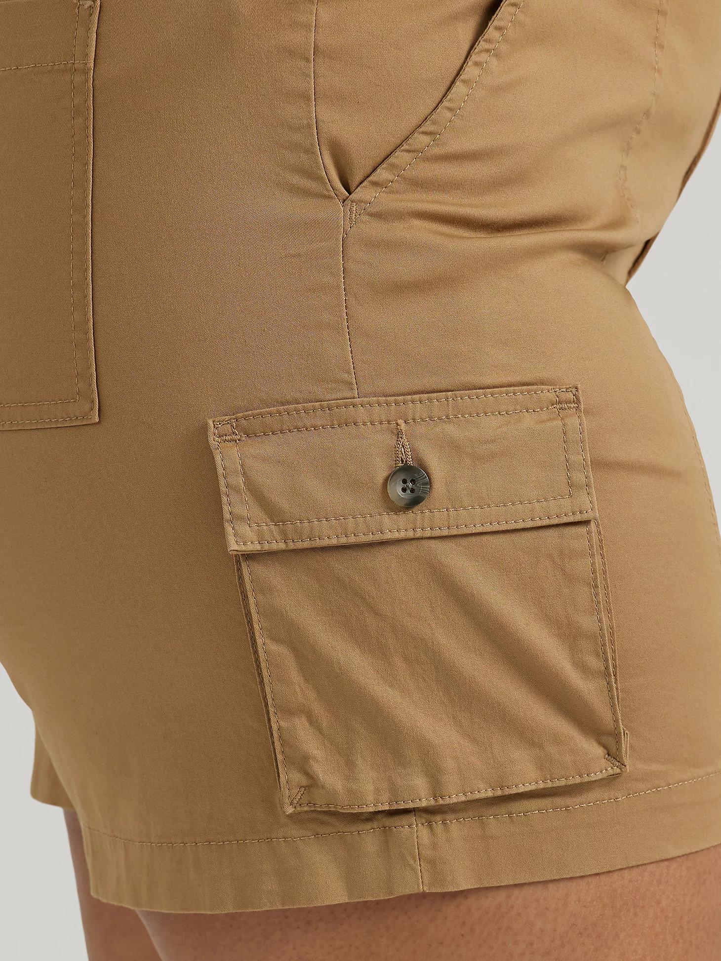 Women's Ultra Lux Comfort with Flex-to-Go Relaxed Fit Cargo Short (Plus) | Women's Shorts | Lee® Product Image