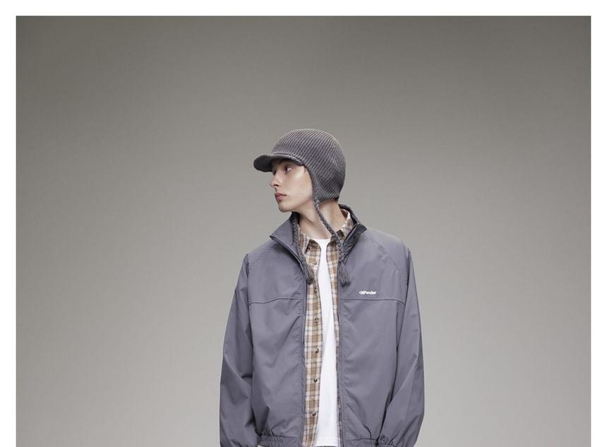 Stand-Collar Coach Jacket Product Image