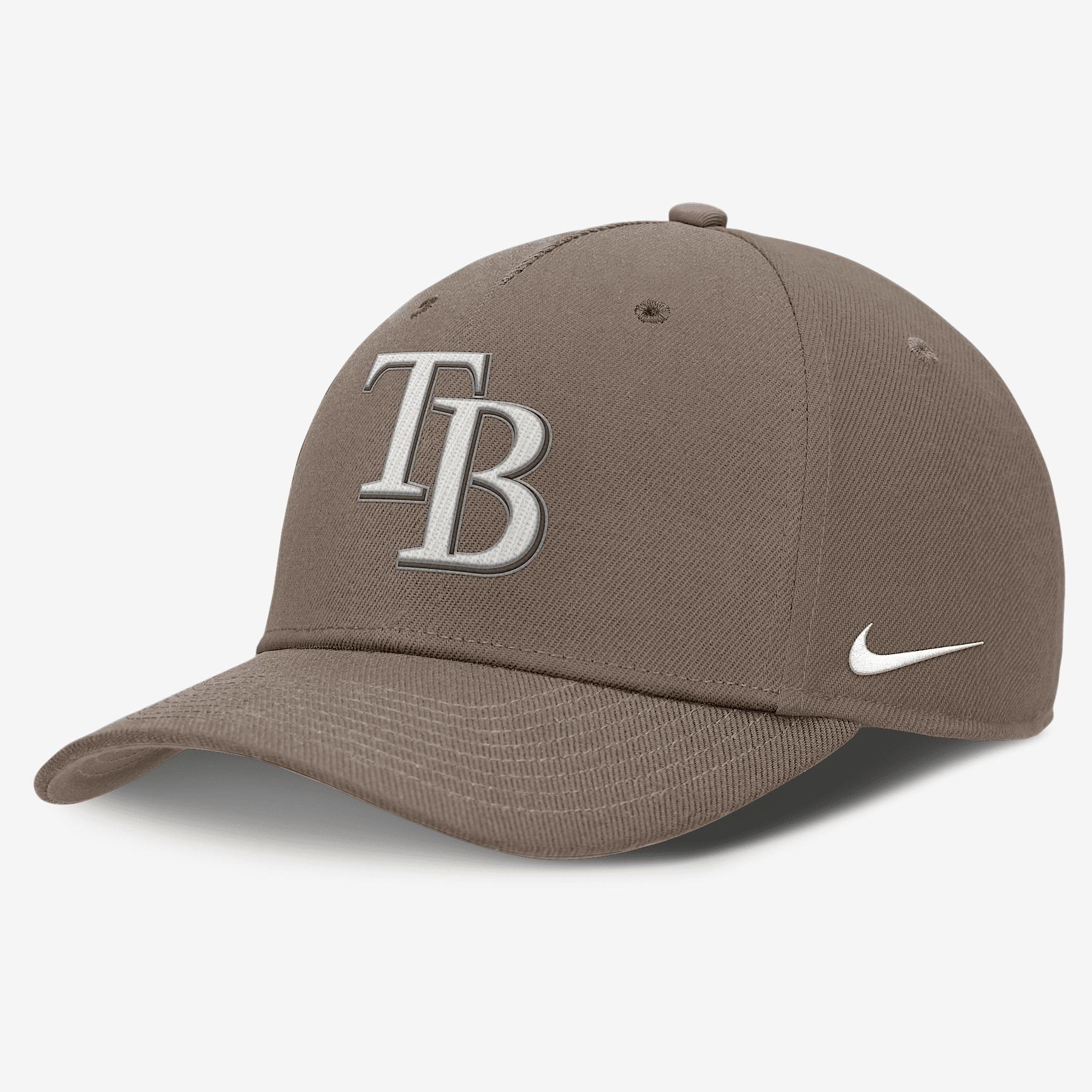 Tampa Bay Rays Rise Nike Mens Dri-FIT MLB Adjustable Hat | NB462FJTPA-HUA Product Image