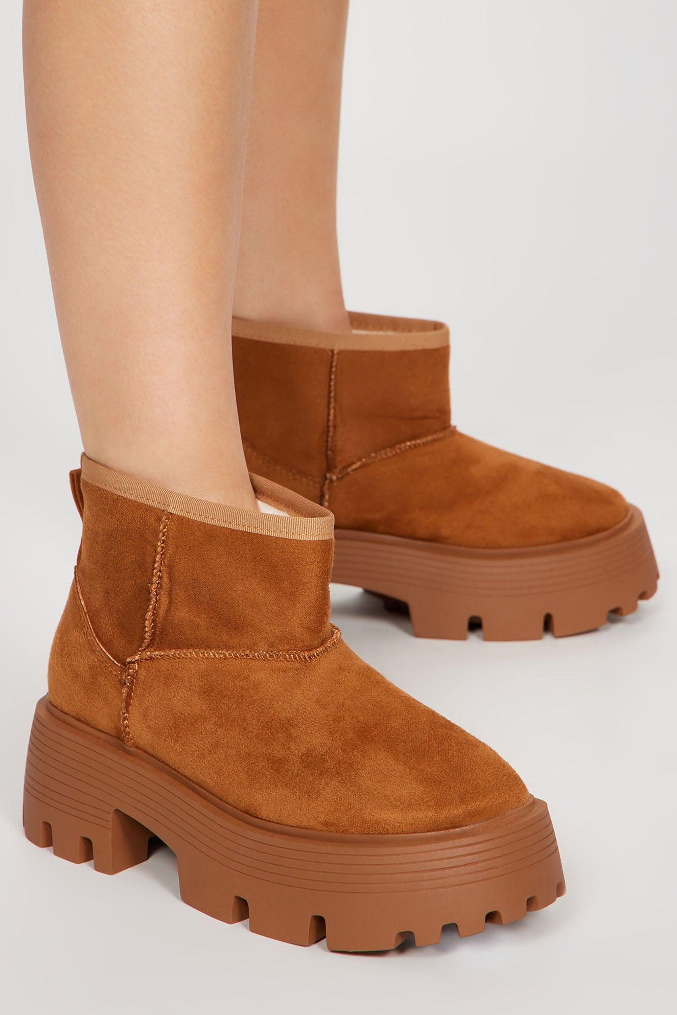 Simple Living Booties - Tan Product Image