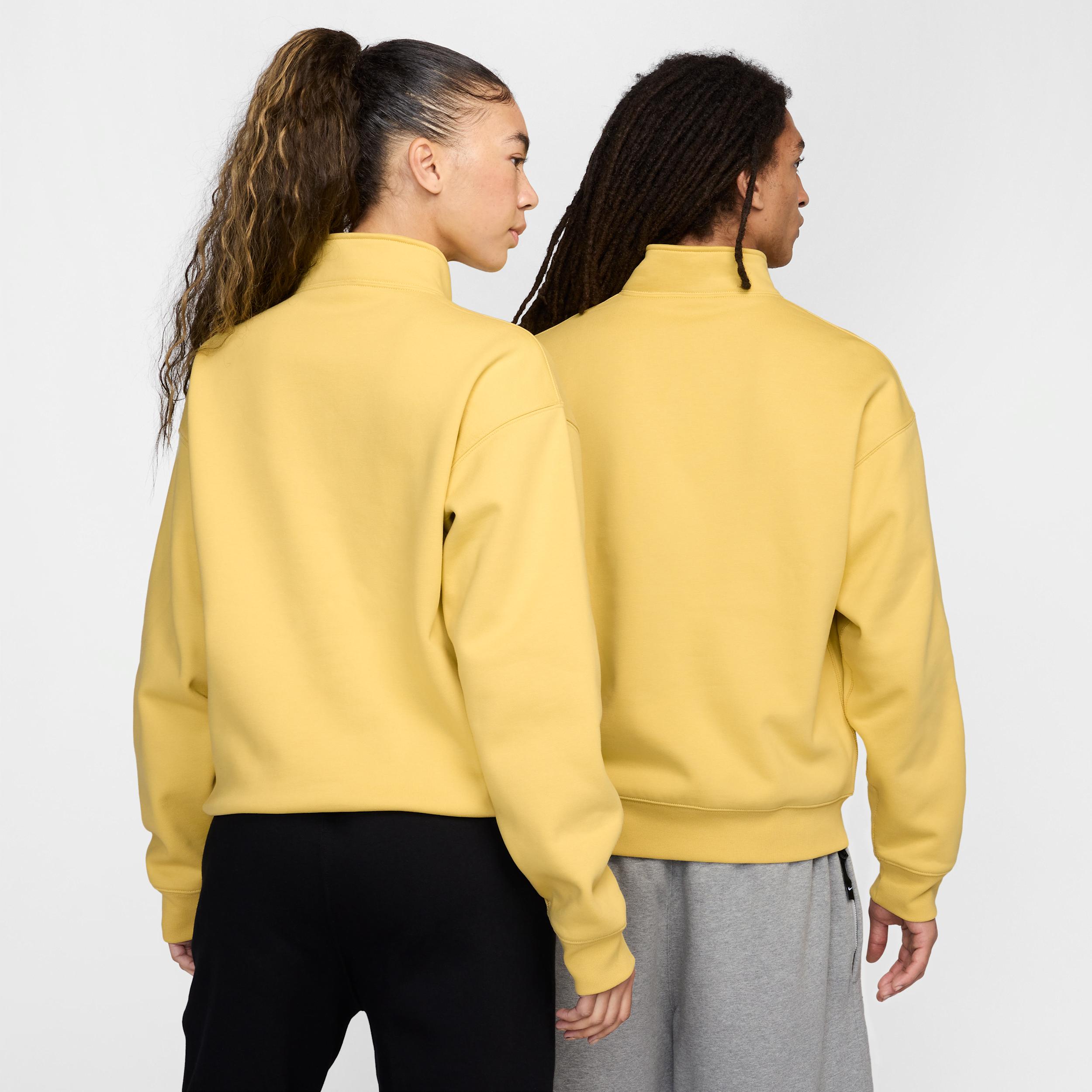 Nike Mens Solo Swoosh 1/4-Zip Top | DQ5209-700 Product Image