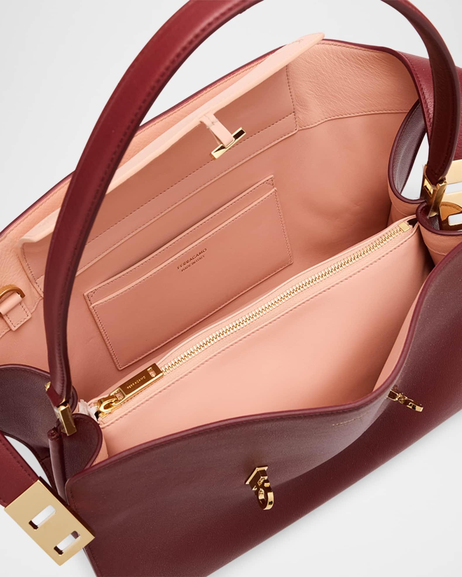 Small Hug Leather Shoulder Bag Product Image