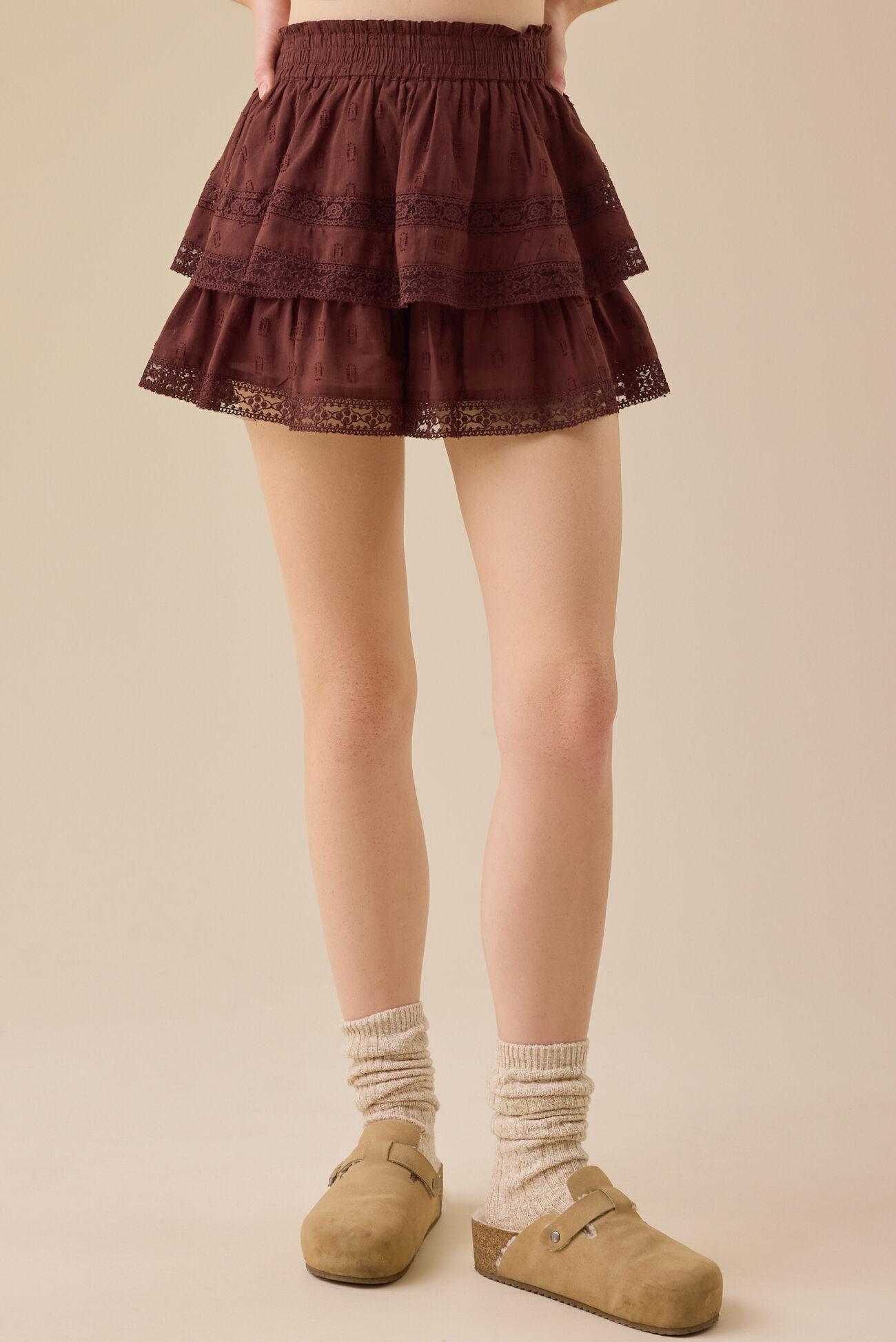 Raleigh Layered Lace Shorts Product Image