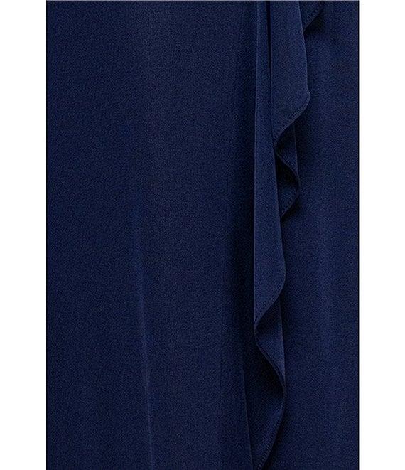 Xscape Beaded Off-the-Shoulder Sheath Rouched Dress Product Image