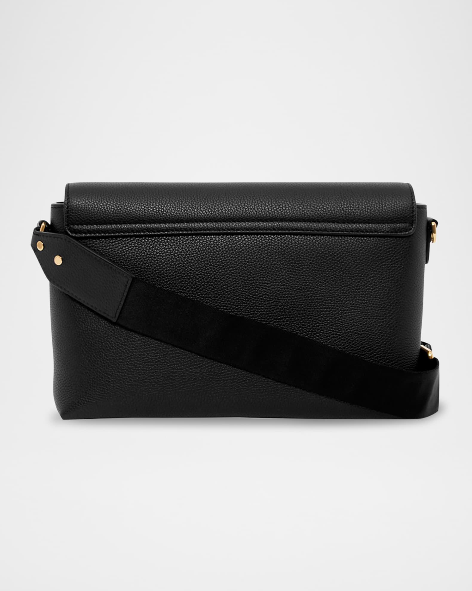 Womens Medium Note Leather & Vintage Check Crossbody Bag Product Image