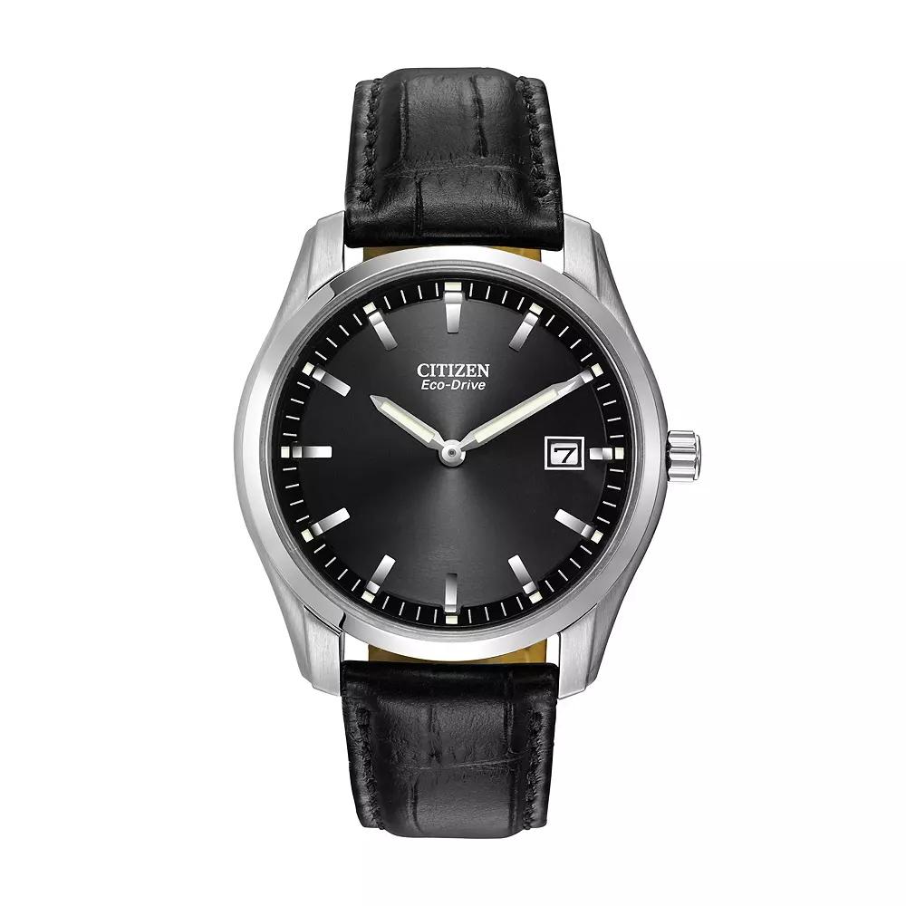 Citizen Eco-Drive Men's Leather Watch - AU1040-08E,  Product Image