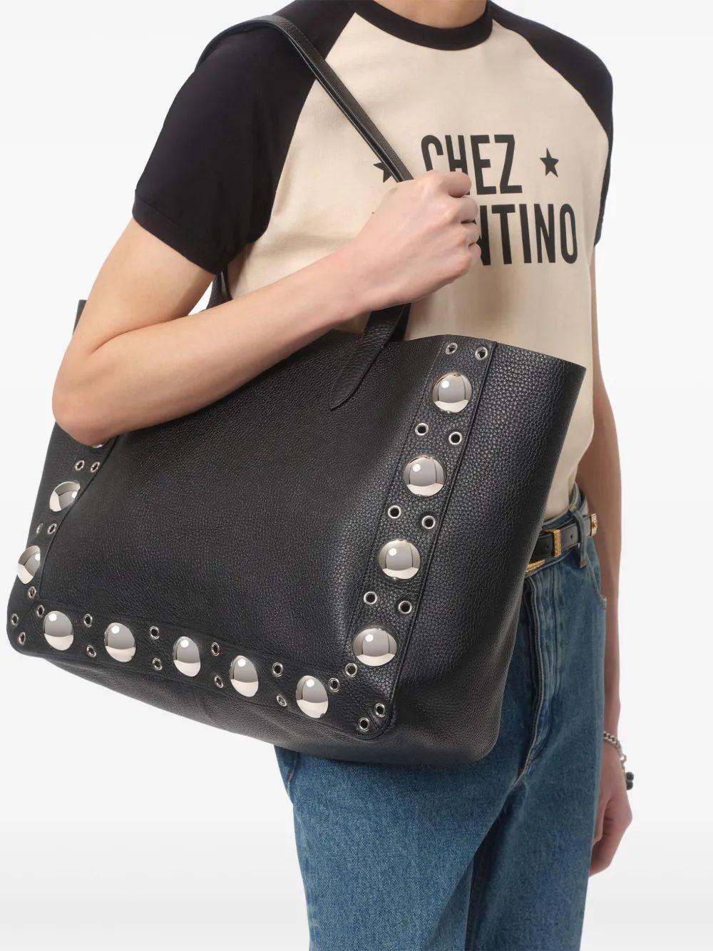 VALENTINO Chez Logo T-shirt In Neutral Product Image